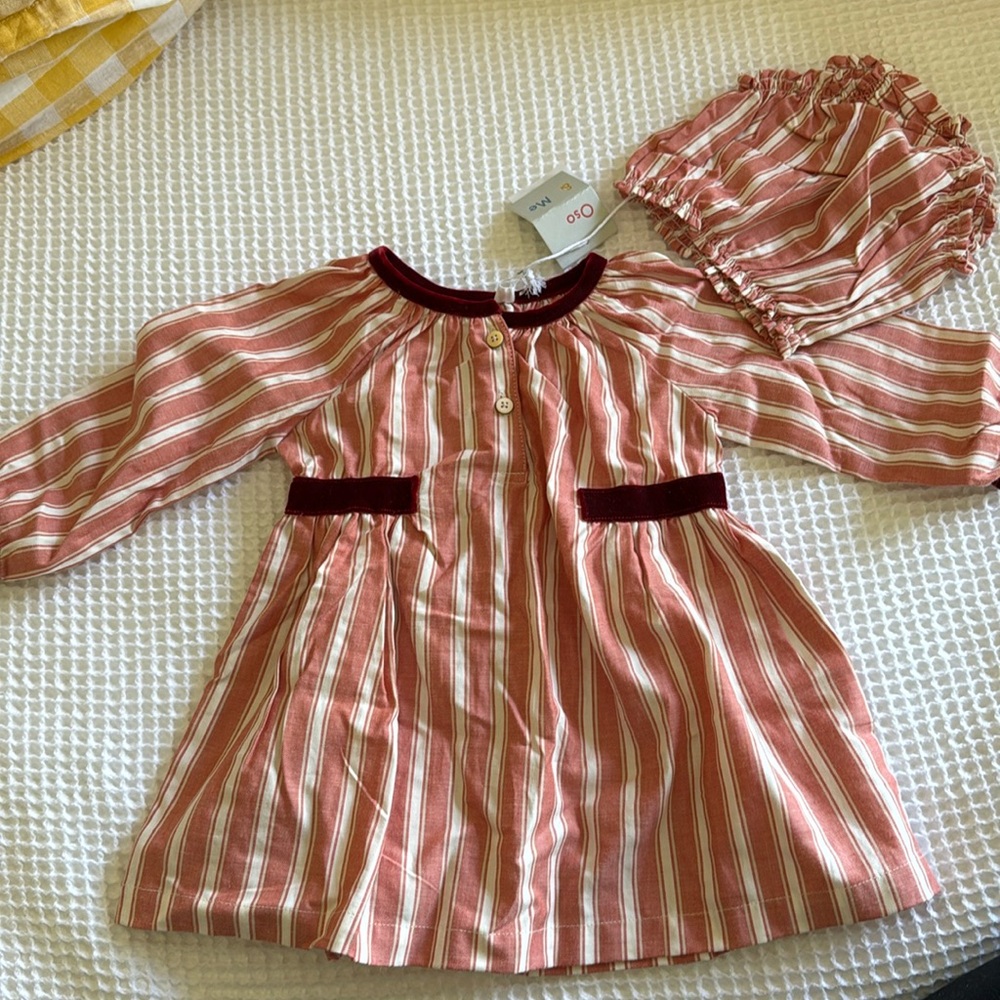 Oso and me dress and bloomers set